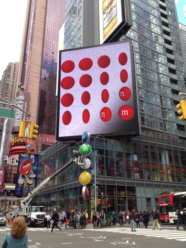 Times Square M&Ms store