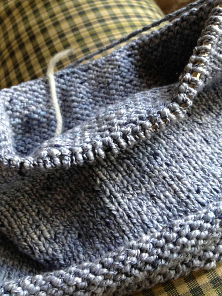 Body (bottom to top, knit in the round)