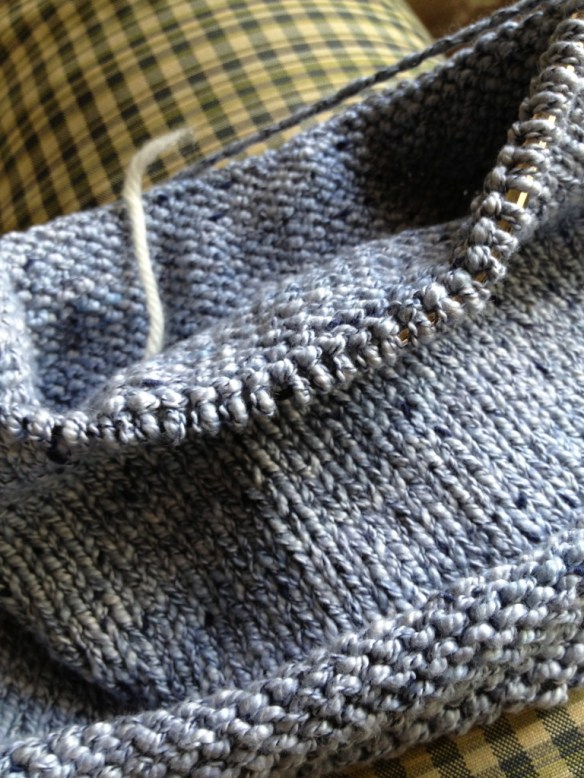 Body (bottom to top, knit in the round)