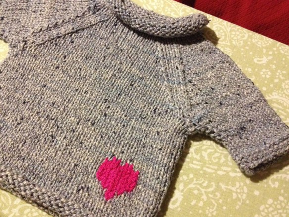 Queen Bee Knits Original Design - Baby Sweater