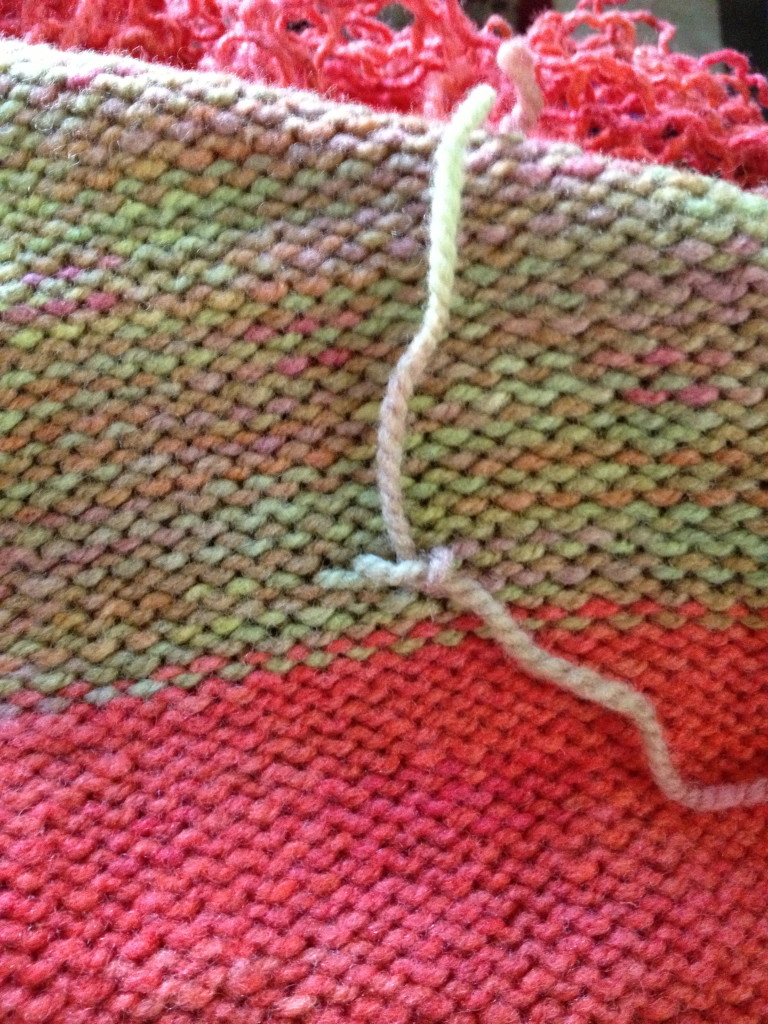 A second join in the middle of the back ... what was I thinking?