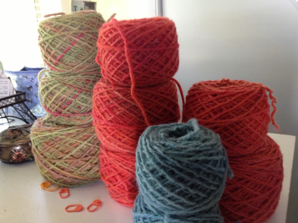 Fiber Frolic 2012 Yarn ... frogged Boxy Cardigan