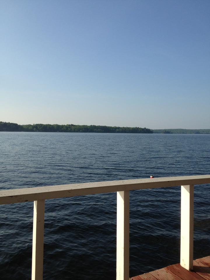 Messalonskee from the porch