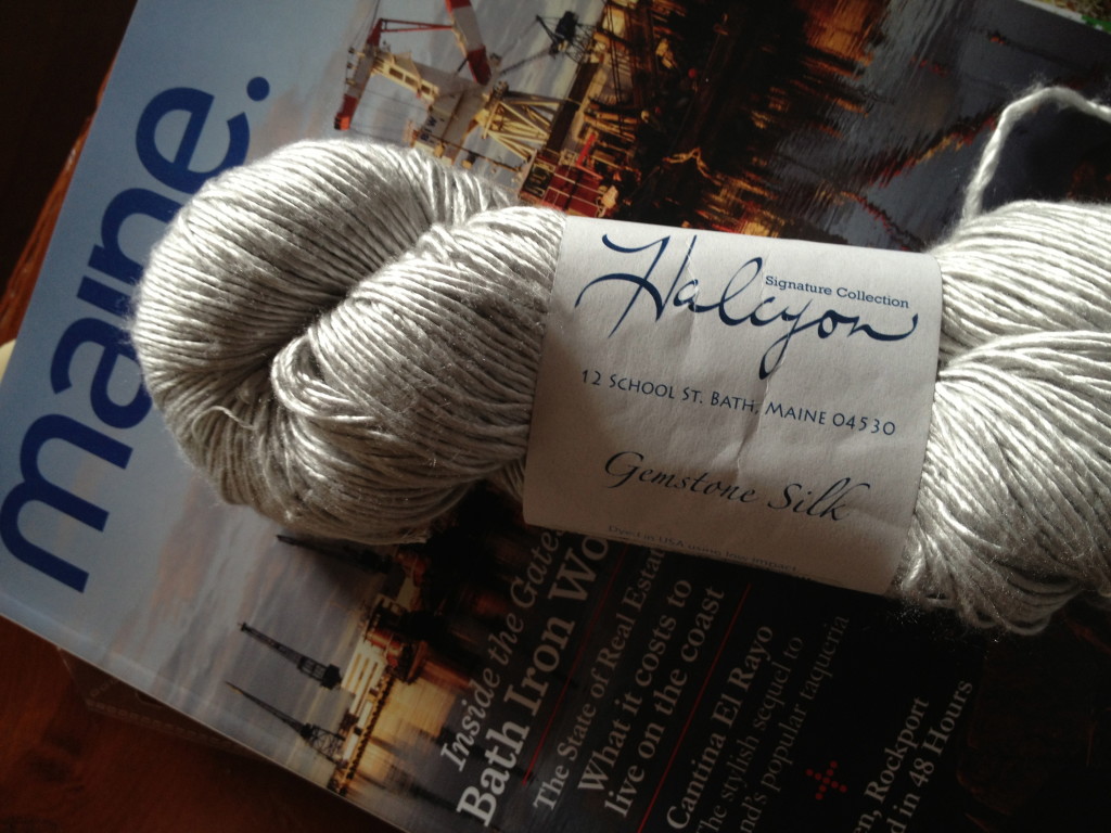 Hlacyon Gemstone Soft Twist Silk - Lot 15989 - 240 yards 100% silk, Sport weight 5-7 sts = 1 inch on US 3-5 needles