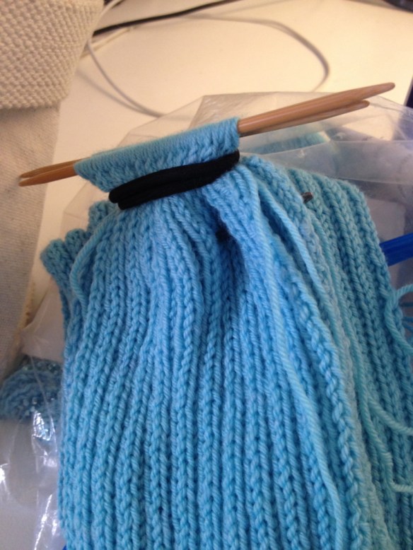 Hair Elastics holding my stitches on the DPNs