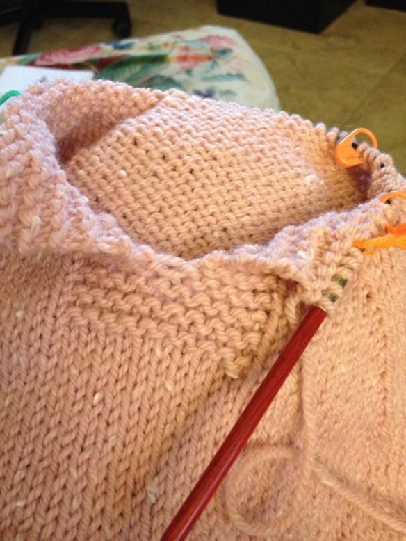 Splitting up for the neckline