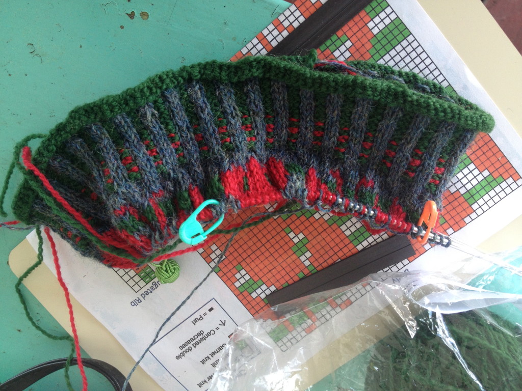 "Lobster On the Rocks" Hat designed by Donna Frost Ritchie