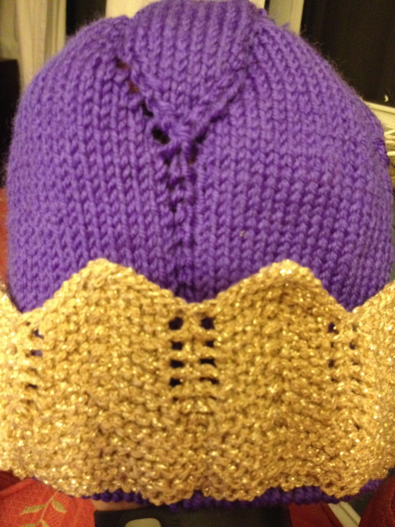 Purple is Haley's favorite color … and this is more like the actual color of her Princess Hat