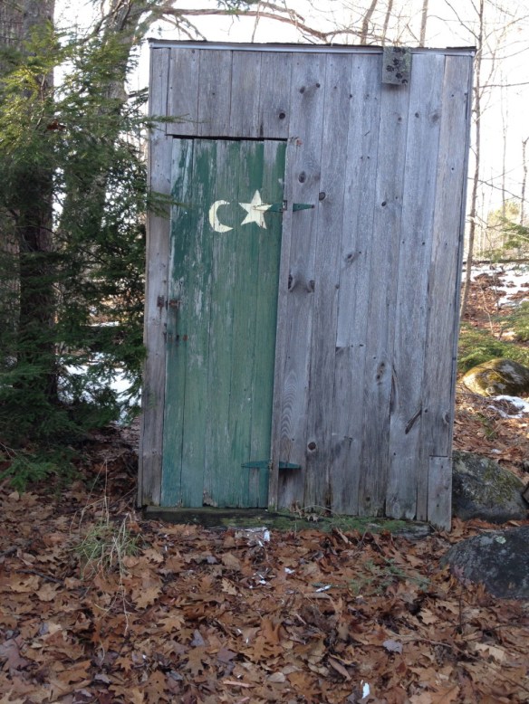 The dreaded outhouse … or "chick sales"
