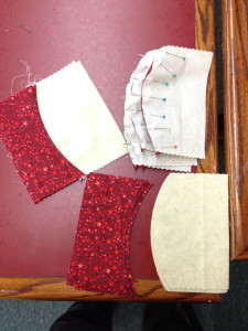 Curved seams … I did pretty well. It just takes time